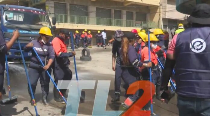 Como parte de la fase 5 del Plan de Revitalización del Centro Histórico, esta mañana se desarrolló una jornada de limpieza.