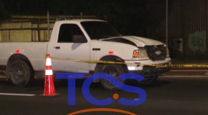 Anoche, un hombre perdió la vida luego de ser atropellado por un vehículo particular en el bulevar Venezuela, San Salvador Centro.
