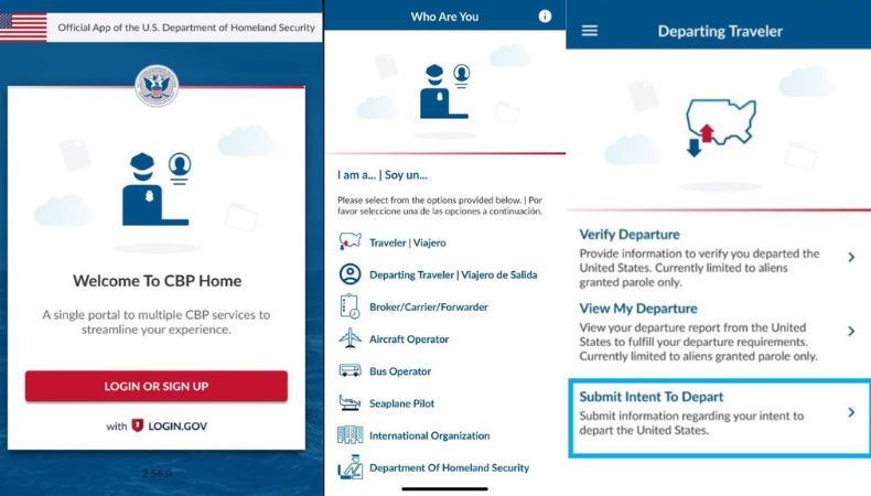 EE. UU. relanza aplicación CBP con nueva función para autodeportaciones La nueva versión de CBP incluye una opción para que los migrantes puedan informar su intención de autodeportarse.