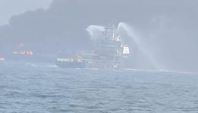 Al menos 32 heridos en colisión de dos barcos en Mar del Norte Un petrolero y un carguero chocaron este lunes en el Mar del Norte, frente a las costas del noreste de Inglaterra.