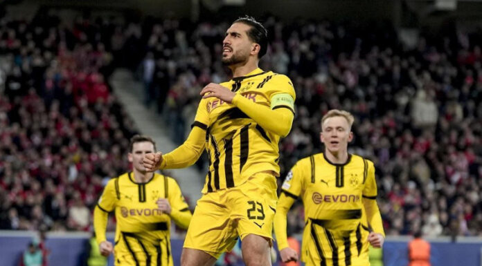 Borussia Dortmund remontó para eliminar al Lille de Francia y ahora jugará en cuartos de final ante el Barcelona.