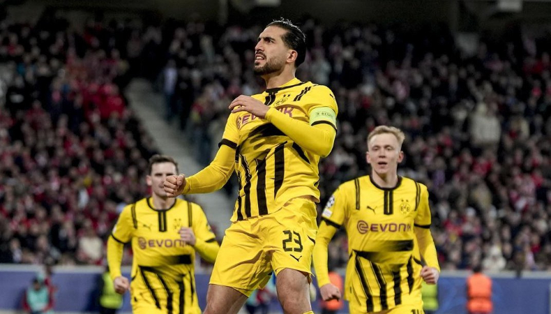 Borussia Dortmund remontó para eliminar al Lille de Francia y ahora jugará en cuartos de final ante el Barcelona.