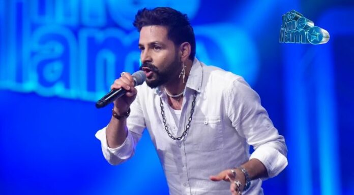 Todo ocurrió durante la presentación del imitador de Camilo. La bella presentadora se disculpó con el participante. Esto fue lo que pasó.