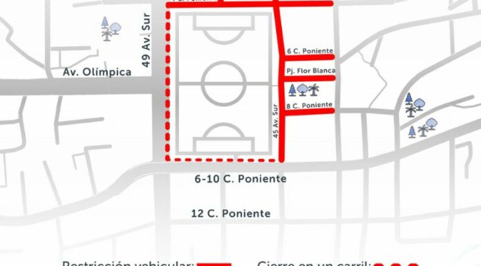 Para este día, el VMT ha anunciado paso restringido en los alrededores del estadio “Mágico” González debido a un evento deportivo.