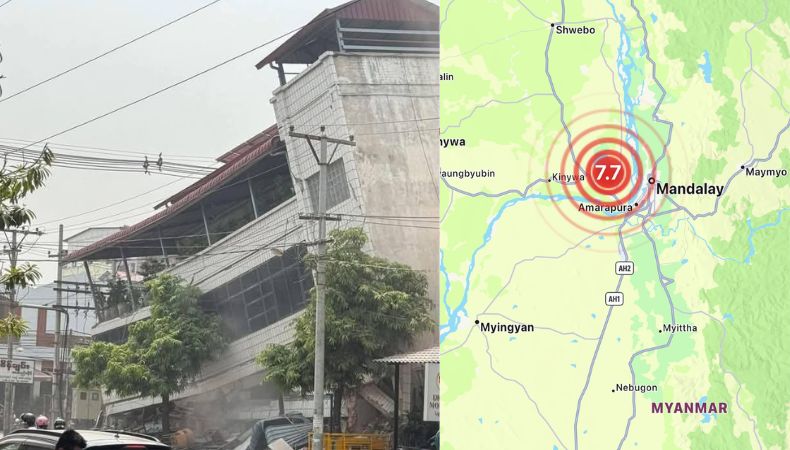 Un potente terremoto de 7.7 se registró este viernes en Myanmar (antigua Birmania) y sacudió a Tailandia. Se contabilizan cientos de desaparecidos, personas heridas y al menos 20 Fallecidos.