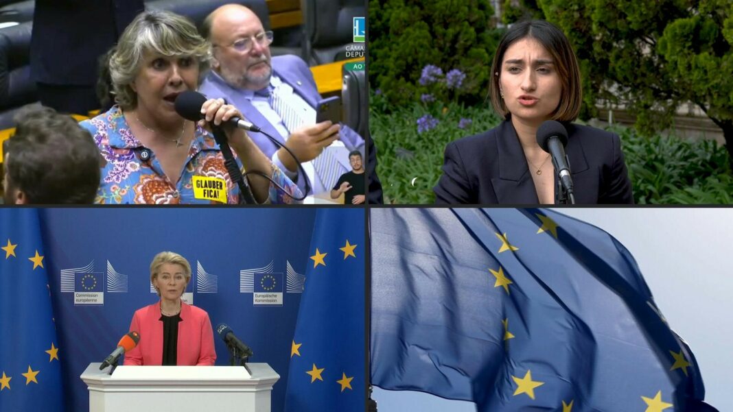 Luego del esperado anuncio del presidente Donald Trump de imponer aranceles “recíprocos” a numerosos países, las economías mundiales reaccionaron.