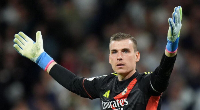 Lunin sufrió de una lesión en el encuentro de vuelta de las semifinales de la Copa del Rey que le impedirá jugar durante 4 semanas.