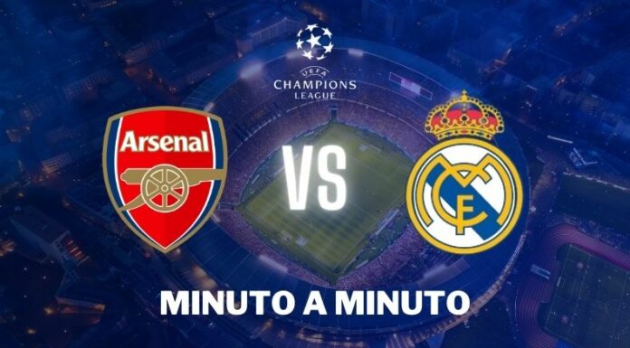 Repasa los detalles del partido de ida de los cuartos de final de la UEFA Champions League entre Arsenal y Real Madrid.