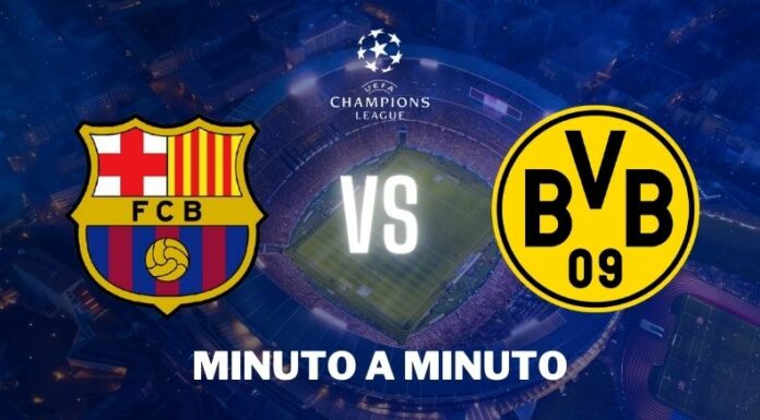 Repasa los detalles del partido de ida de los cuartos de final de la UEFA Champions League entre Barcelona y Borussia Dortmund.
