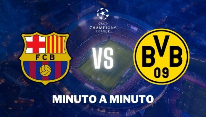 Repasa los detalles del partido de ida de los cuartos de final de la UEFA Champions League entre Barcelona y Borussia Dortmund.