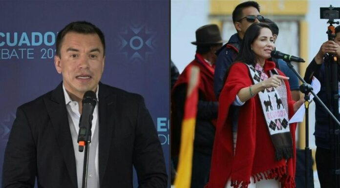 En la primera vuelta de las elecciones presidenciales, Daniel Noboa y Luisa González cerraron casi empatados.