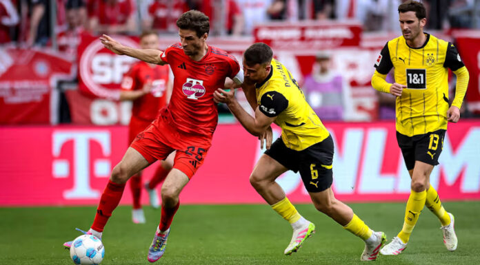 Bayern Múnich empató en el Allianz Arena ante el Borussia Dortmund y se mantiene como único líder de la Bundesliga.