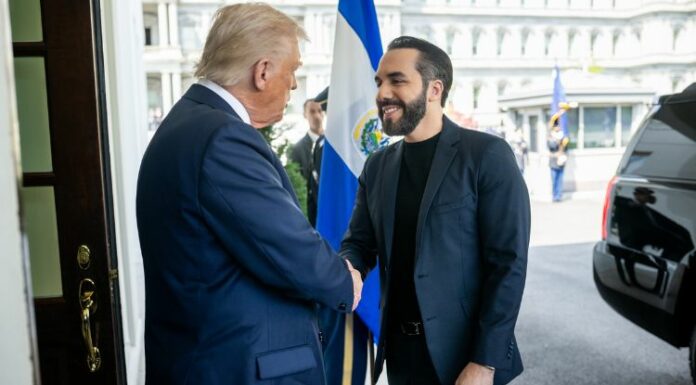 Donald Trump recibió a Nayib Bukele en la Casa Blanca