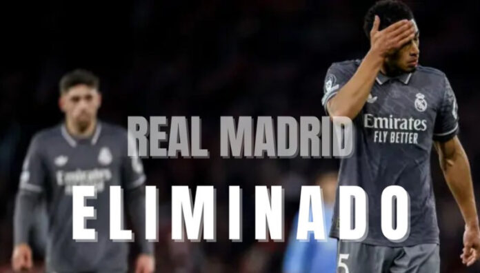 Real Madrid cayó goleado en el marcador global en cuartos de final de Champions League ante el Arsenal inglés.