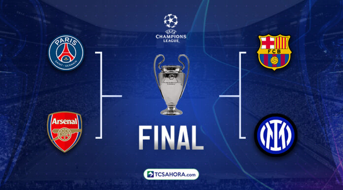 Inter de Milán y Arsenal se unieron al PSG y Barcelona como los equipos clasificados para las semifinales de la Champions League.