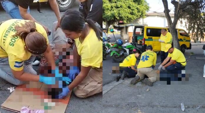 Dos hombres fueron lesionados con armas blancas en diferentes puntos de San Salvador. Una de las víctimas falleció en el lugar.