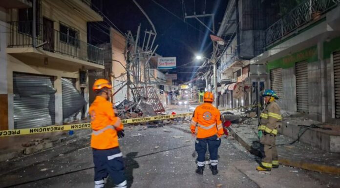 Una fuga en un cilindro de gas destruyó un establecimiento de comida en Metapán y ocasionó daños materiales a los locales aledaños.