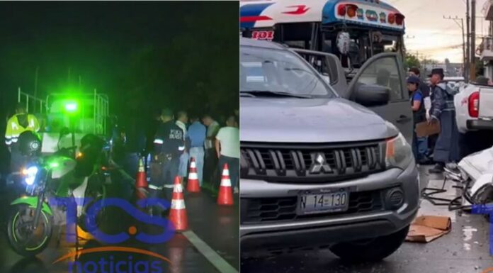 En las últimas horas se han registrado accidentes de tránsito en diferentes puntos del país, que han dejado al menos dos fallecidos.