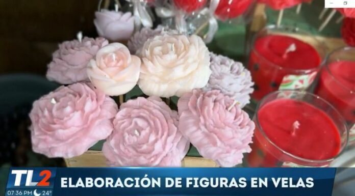Un joven salvadoreño crea velas con formas realistas de postres, bebidas y flores y se ha apoyado de la Inteligencia Artificial.