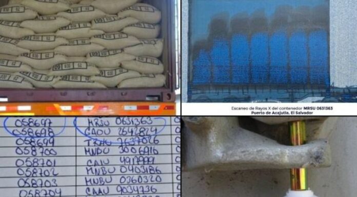 Contenedor detectado con drogas en Panamá fue manipulado tras salir de El Salvador, asegura el ministro de Defensa Nacional