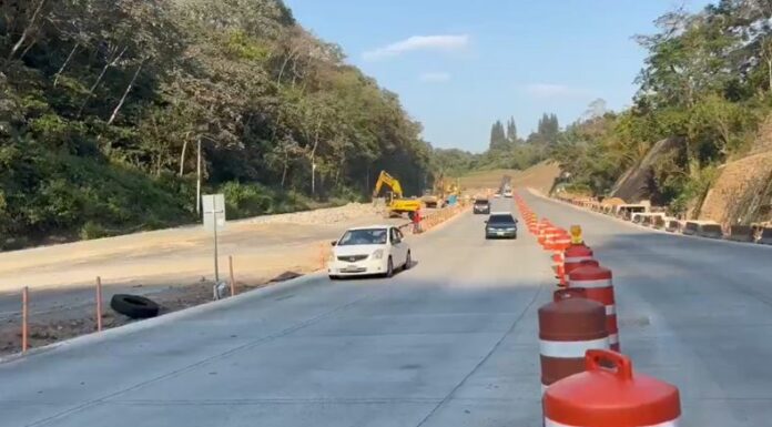 El Ministerio de Obras Públicas y Transporte (MOPT) informó que han habilitado nuevamente el paso vehicular en el tramo Los Chorros.