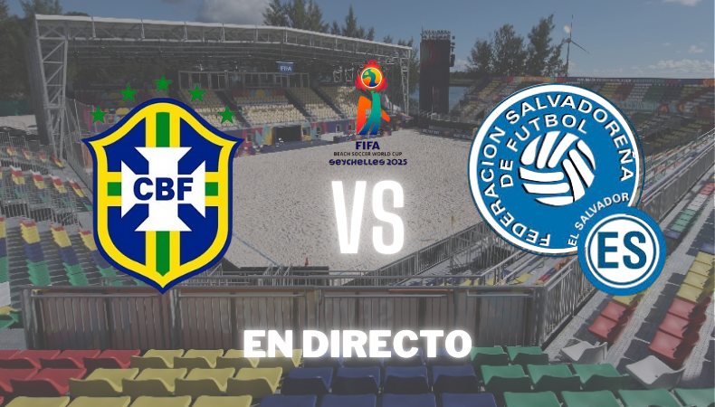 Repasa los detalles del primer partido de la fase de grupos del Mundial Seychelles 2025 entre Brasil y El Salvador.