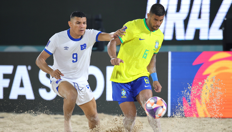 La Selecta playera en un gran partido cayó ante la selección de Brasil en primer partido del Mundial de Seychelles 2025.