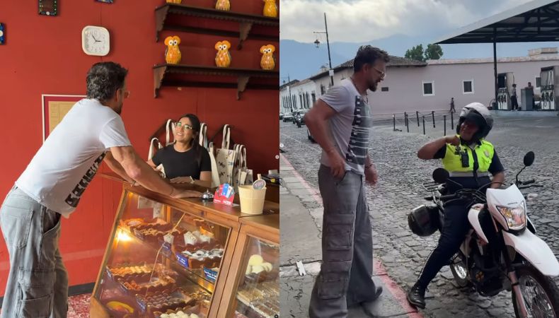 Ricardo Arjona vivió un momento inusual al ser advertido por una agente de tránsito mientras compraba dulces típicos.