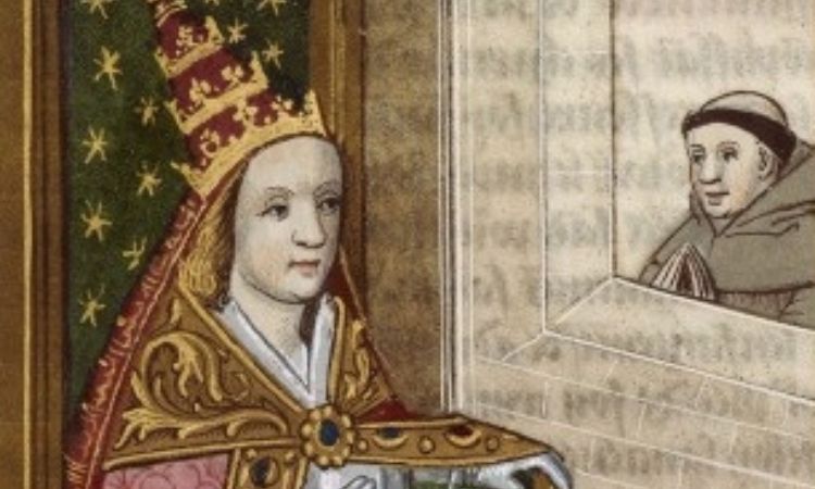 La historia de la mujer papa de la iglesia católica en el siglo IX surgió en Europa medieval.