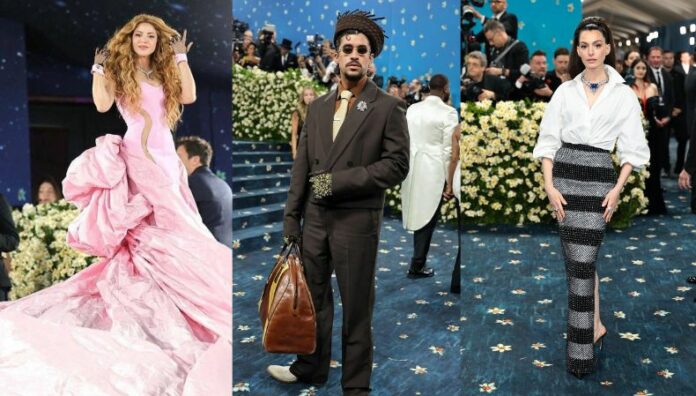 La Meet Gala 2025 fue un espectáculo de alta costura Celebridades como Shakira, Bad Bunny y Madonna deslumbraron en la alfombra de la Meet que rindió homenaje al dandismo y la elegancia.