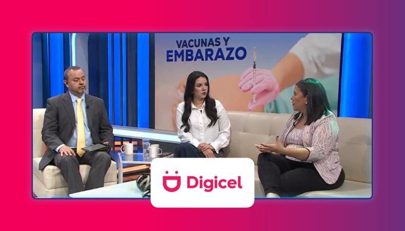 En la Semana de Mamá, Digicel te informa y acompaña con temas de salud esenciales para ti y tu bebé.