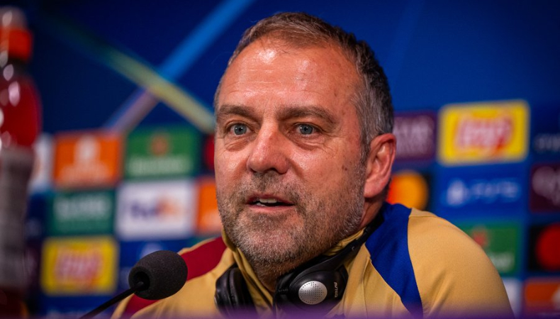 Hansi Flick habló tras la dura derrota y eliminación del Barcelona en las semifinales de la Champions ante el Inter de Milán.