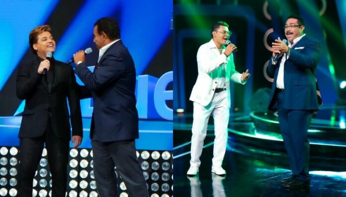 Duetos en Yo me llamo participantes de la segunda temporada apadrinan a los de la tercera La gala 10 de la tercera temporada reunió a seis imitadores de la segunda temporada que apadrinaron a los actuales para hacer un dueto.