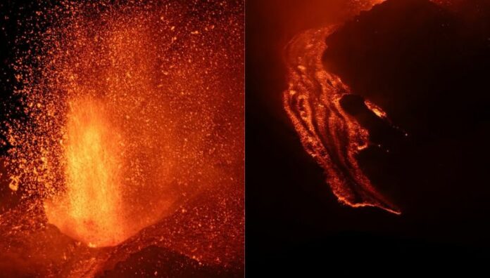 El monte Etna intensifica su actividad volcánica El monte Etna, considerado el volcán más alto de Europa, registró una intensa actividad volcánica la noche del lunes.