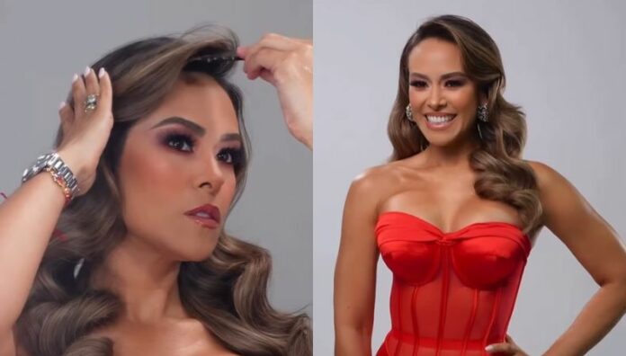 Luciana Sandoval y su guiño a la moda como una Lady in red Nuevamente la presentadora Luciana Sandoval robó suspiros con un diseño tipo corsé, transparencias sutiles y una imponente falda drapeada que marcó tendencia.