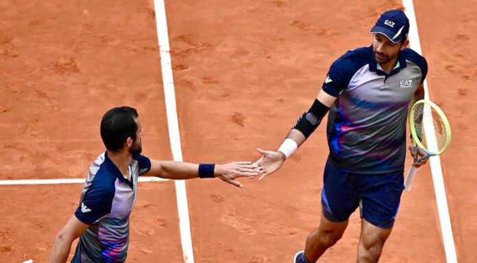 Marcelo Arévalo y Mate Pavic vencieron en los octavos de final a Sander Gille de Bélgica y Jan Zielinski de Polonia.