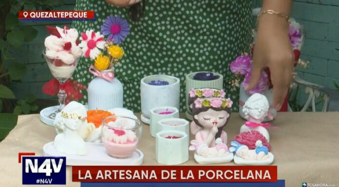 Una joven artesana ha encontrado en la porcelana una forma de arte con la que moldea figuras que impresionan por su perfección, detalle y colorido.