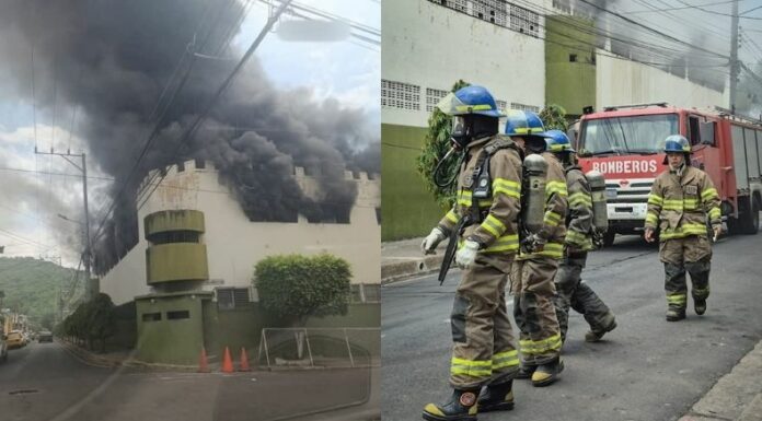 Un incendio se registró esta mañana en la 5.ª Brigada de Infantería en San Vicente. No se reportan víctimas.