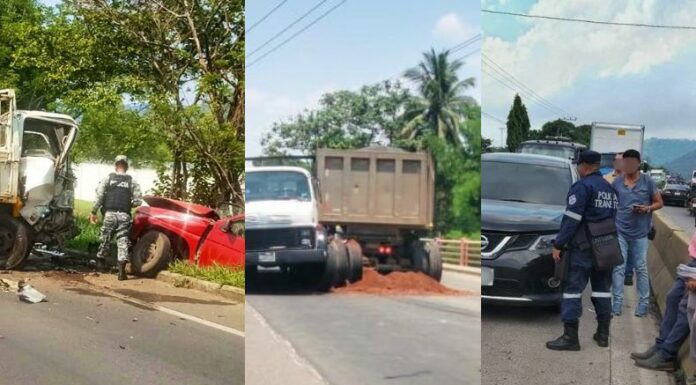 En las últimas horas se han registrado accidentes de tránsito en diferentes puntos del país que han dejado un fallecido.