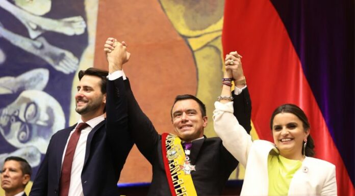 Este día, Daniel Noboa asumió oficialmente la presidencia de Ecuador para ejercer su mandato durante los próximos cuatro años.