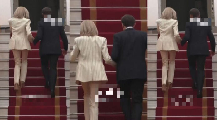 Luego de especulaciones y rumores relacionados al escándalo ocurrido en el avión, la pareja presidencial reapareció en público durante su visita oficial a Vietnam.