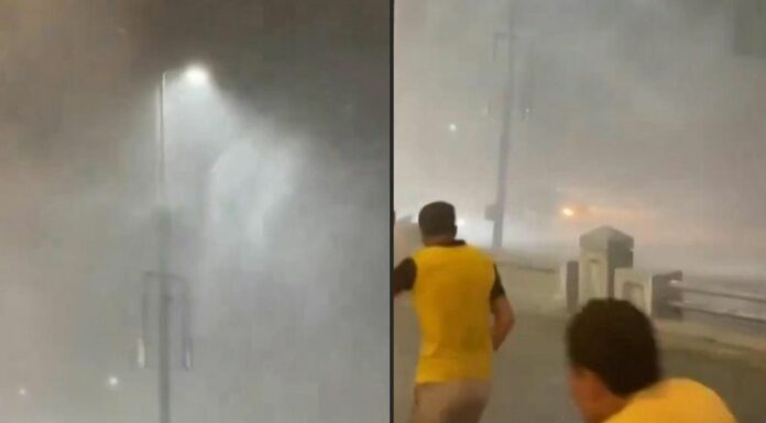 Una inusual tormenta de granizo sorprendió a los habitantes de Alejandría, Egipto, dejando escenas poco comunes en la ciudad costera del Mediterráneo.