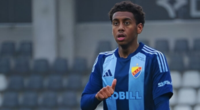 El futbolista del Djurgardens fue convocado por la sub-21 de Suecia para el amistoso internacional de Suecia ante Croacia.