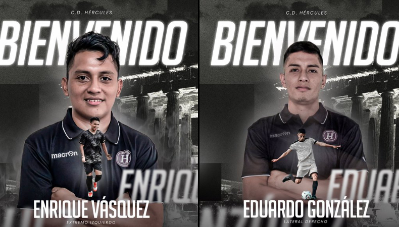 Club Deportivo Hércules sumó dos fichajes más de cara a su debut en la Copa Centroamericana y Apertura 2025.
