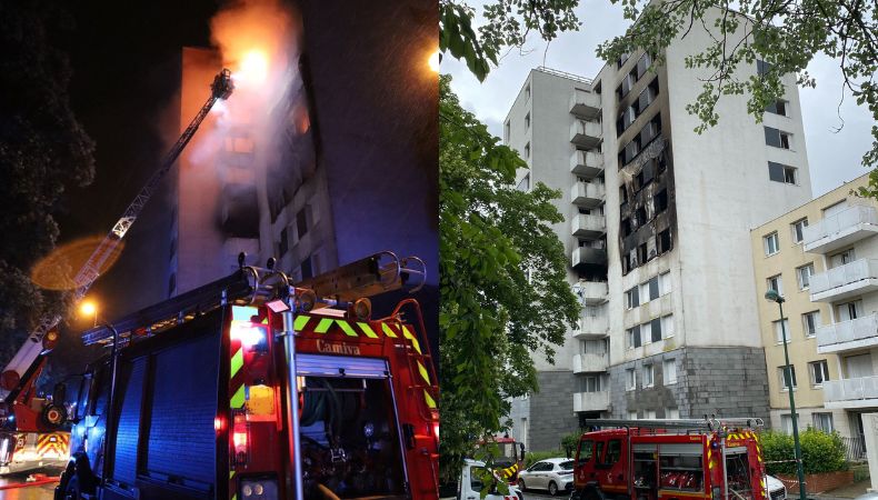 Al menos cuatro personas, incluido un niño, murieron en el incendio de un edificio de viviendas en Reims, Francia.