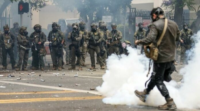 El presidente estadounidense, Donald Trump, envió tropas de la Guardia Nacional a Los Ángeles por protestas contra la inmigración.