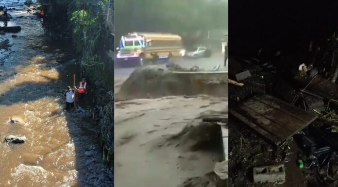 Las fuertes lluvias que se registraron el sábado pasado causaron estragos en distintos sectores de Guatemala.