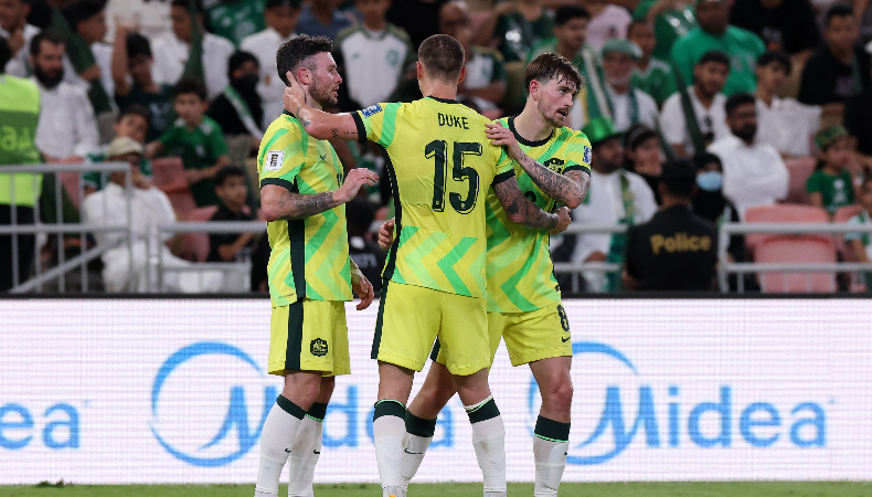 Australia derrotó de visita a Arabia Saudita para sellar su clasificación a la Copa del Mundo de la FIFA 2026.