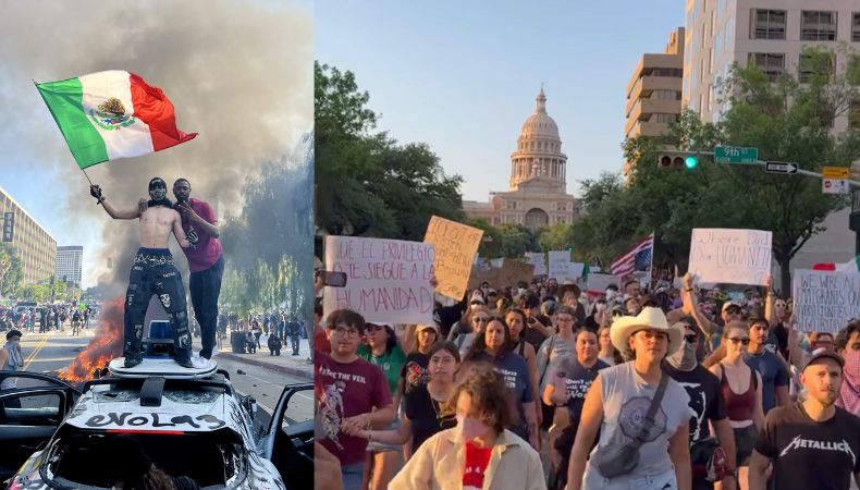 Ya son cinco días de tensión y protestas en Los Ángeles debido al creciente rechazo a las redadas de ICE.