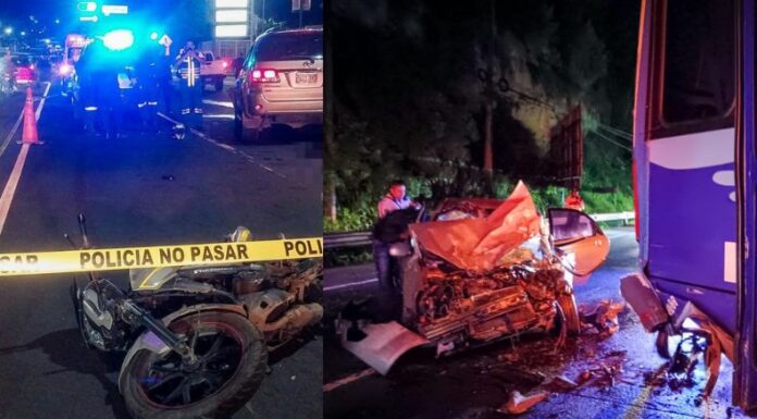 Una racha de accidentes registrada en las últimas horas ha dejado como saldo tres fallecidos y al menos nueve lesionados.